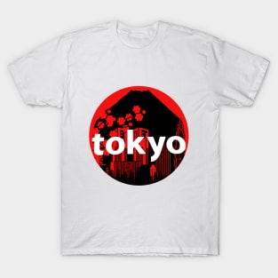 Japan Tokyo Skyline Graphic T-Shirt